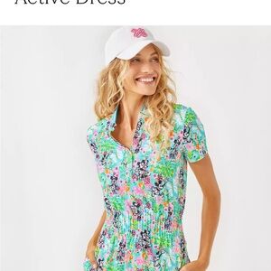 Medium Lilly Hearts Disney UPF 50+ Luxletic Love Active Dress